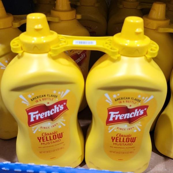 Frenchs Classic Yellow Mustard Sauce 850g x 2 Bottles One thing