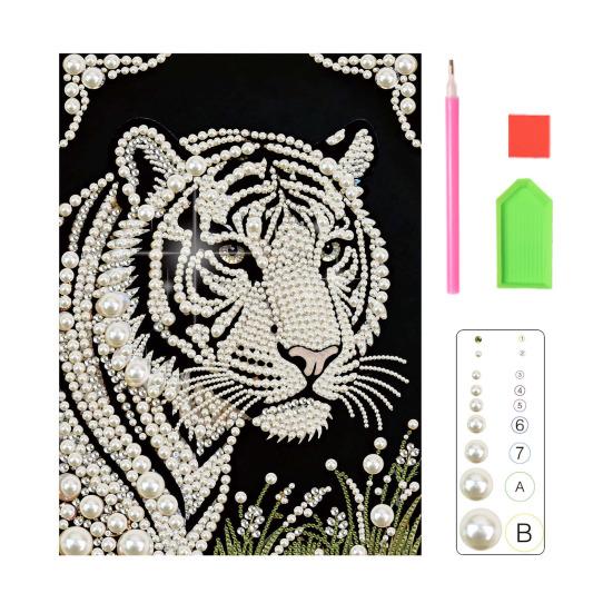 Faux Pearl Painting Kit 3D Pearl Painting Art Craft Animal Designs DIY Mosaic