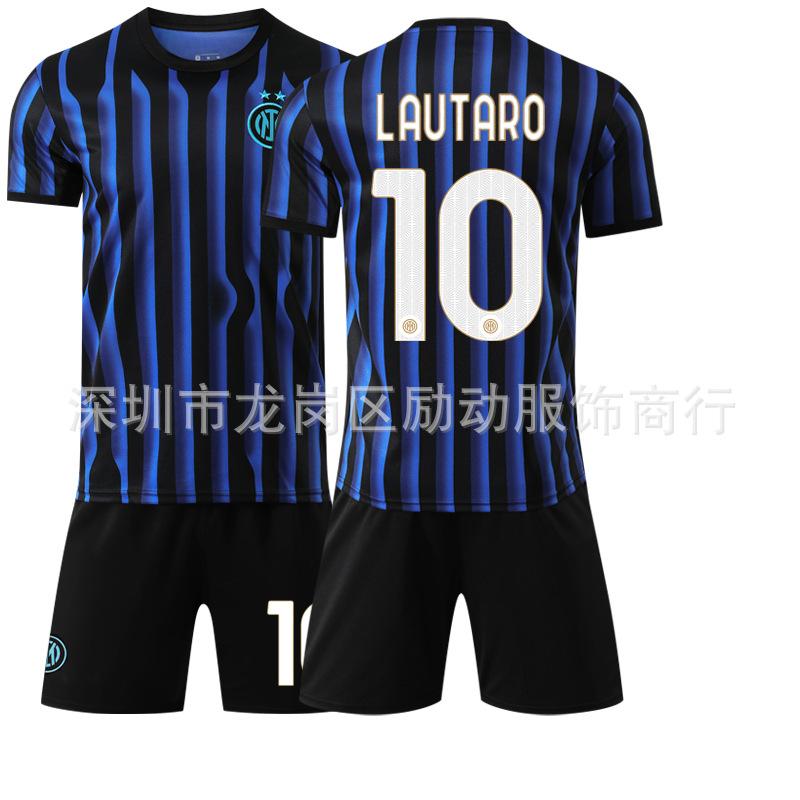 2526 New 9 Thuram 23 Varela Stripe Milan No. 10 Lautaro Inter home jersey football jersey #2XL