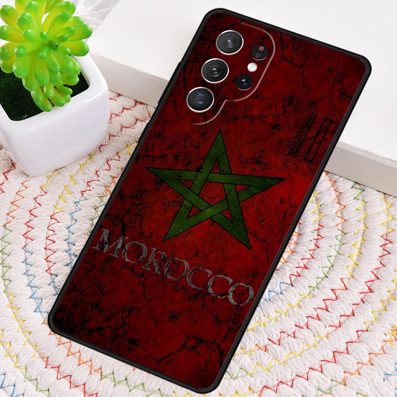 Morocco Flag Moroccan Unique Silicone Phone Case For Samsung Galaxy note 10 pro S26 S25 S24 S23 S22 S21 Plus S25Ultra Capa Cover