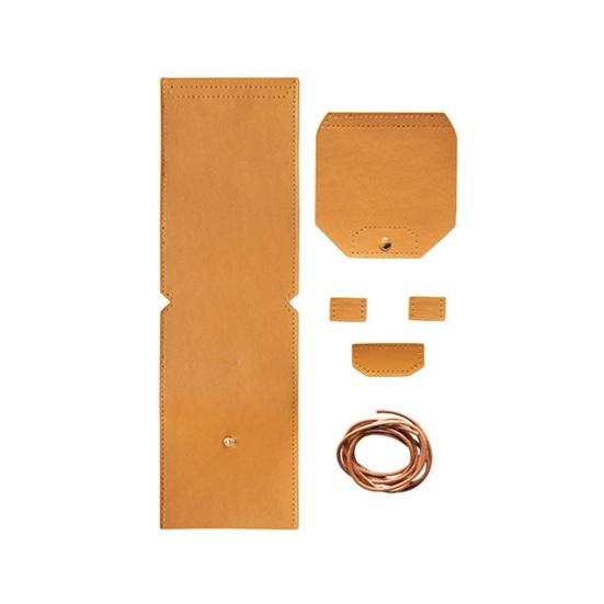 DIY Mobile Phone Bag Faux Leather Phone Pouch Craft Set Unfinished Crossbody Wallet Phone Bag for Daily Travel And Gifts