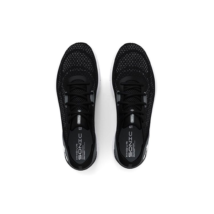 Under Armour HOVR Sonic 5 Comfortable Fabric Low-Top Casual Running Shoes Men sneaker Black 3025649-001
