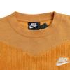 Nike Heritage Crew Velour Sweatshirt Women Tops Orange CZ1877-712