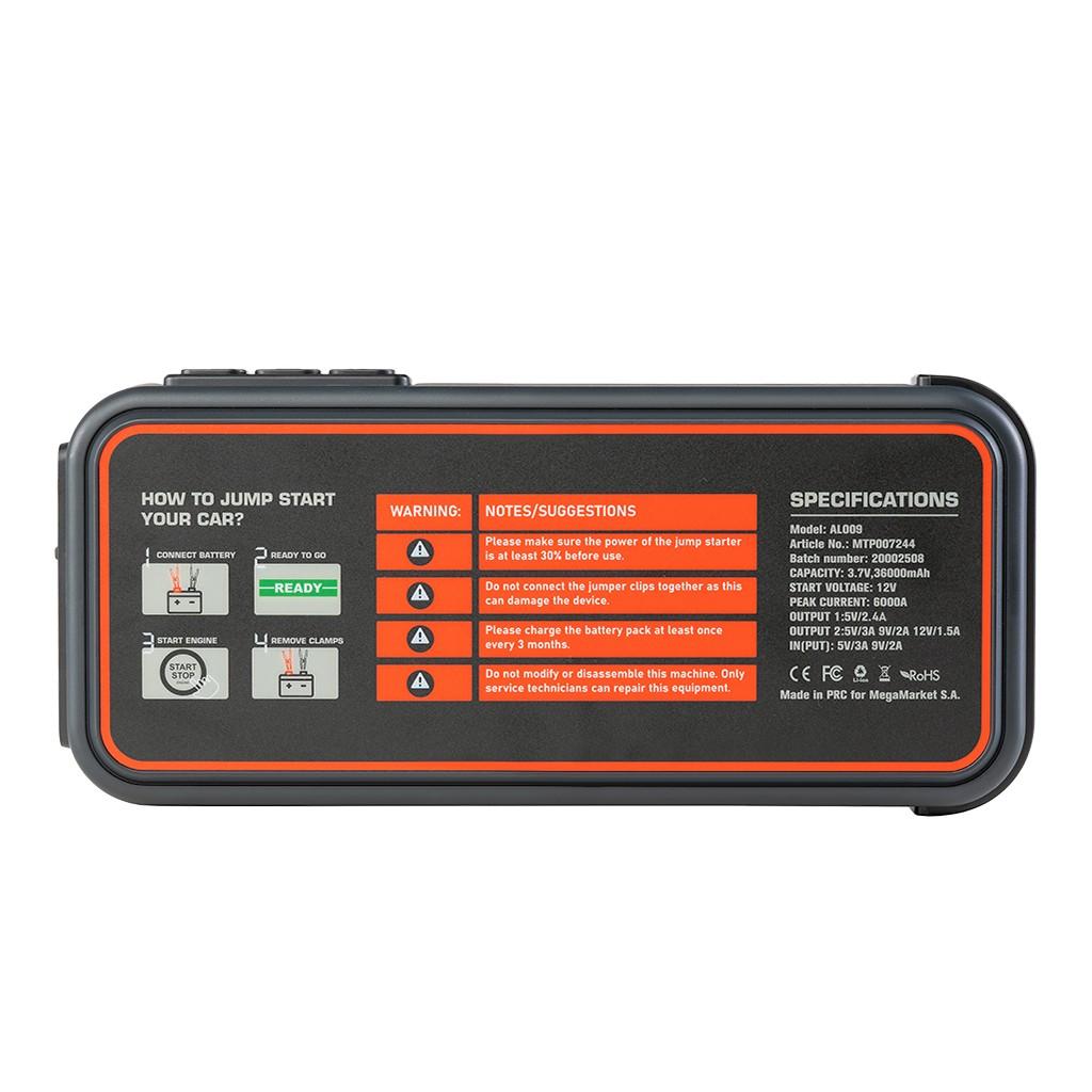 Starthilfegerät WERKBERG AL009 3000A/6000A 36000mAh N