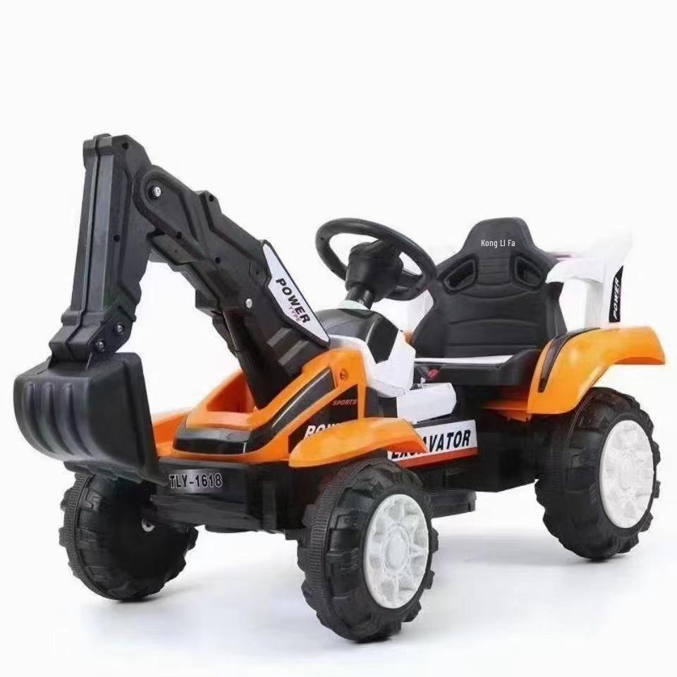 

Детский электрический бульдозер-экскаватор