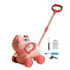 Dog Bubble Machine for Toddlers Portable Bubble Maker Blower Toy with Lights Large Output Rechargeable Lion Elephant Shape Indoor Outdoor Play Toys