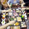 Sushi-Zug Drehender Sushi-Spielzeug-Schienen-Förderband Drehtisch Kinder-Lebensmittelzug-Set DIY Sushi Sushi - DD