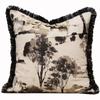 Middle Ancient Style High-end Living Room Sofa Decoration Cushion Cover Exquisite Tiger and Cheetah Pattern Pillowcase
