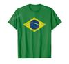 Herren Damen T-Shirt Mehr Designs Brasilien Brasilianische Flagge Brasilien Souvenir Geschenk T-Shirts Hip Hop Tops 100% Baumwolle T-Shirts