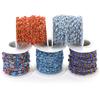 1 Meter Stainless Steel 4.5mm Plastic Turkey Eyes Beads Oval Chains for DIY Jewelry Findings Necklace Bracelet Earrings Making