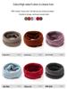Women's 100% Pure Cashmere Neck Warmer - Versatile Solid Color Pull-On Knit Scarf