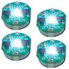 CHASO Small LED Wireless Magnetic for Plastic Gundam Model Miniature Button Cell Battery White Lights, 4-Piece Set, Switch, Models, Figures, Kits,