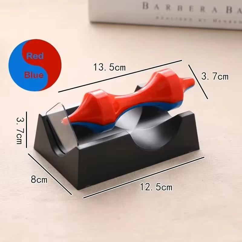 Perpetual Motion Machine Magnetic Suspension Rotating Roller Home Decoration No Battery Desktop Ornament Science Experiment Toy