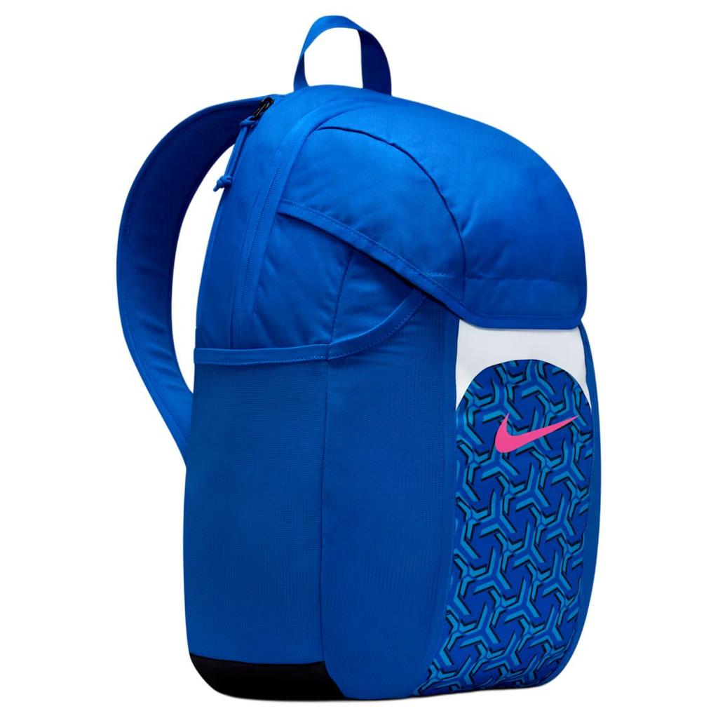 Nike Academy 30L Sports Pattern Printed Polyester Nylon Backpack Unisex Backpack Racing-Blue Light-Blue Pink DV0761-458