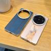 Luxury Ultra Thin Color Block Leather Case for OPPO Find X9 Ultra X8 Pro Electroplating Soft PU Cover For FindX9 Ultra Shell