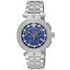 Versace GRECA CHRONO Greca Chronograph Watch, 45mm, Blue Dial, Stainless Steel, Sapphire Crystal, Quartz Movement, Men's, Silver, VEPM00420