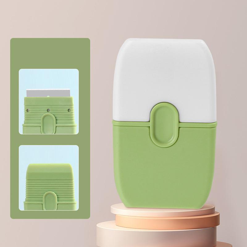 

Профессиональный скребок для стемпинга ногтей из нержавеющей стали с двойной головкой, гладкий, для выравнивания геля, без разводов, для четких дизайнов, инструмент для маникюра зелёный