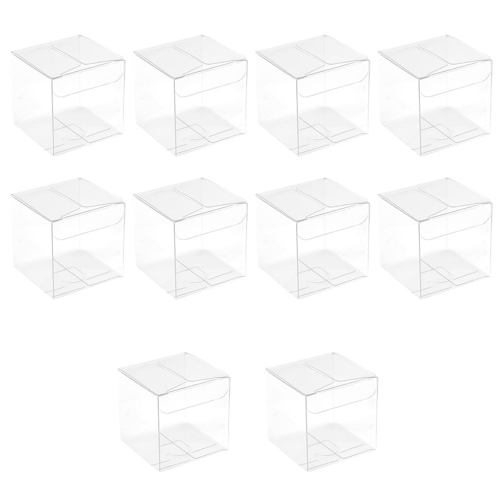 5-10cm Clear Small Favor Boxes,for Wedding,Various Festivals,Birthday Party,Caja Cube Packaging Boxes