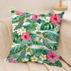 Exotic Jungle Print Cushion Cover Pillow Case Short Plush Square Throw Pillow Covers Pillowcase Sofa Home Decor Gift