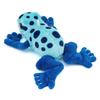 COLORATA Cobalt Poison Dart Frog Plush Mascot (Realistic Amphibianwith Chain) Cute Frog Keychain Doll Gift (Twice Tested)  Christmas Present