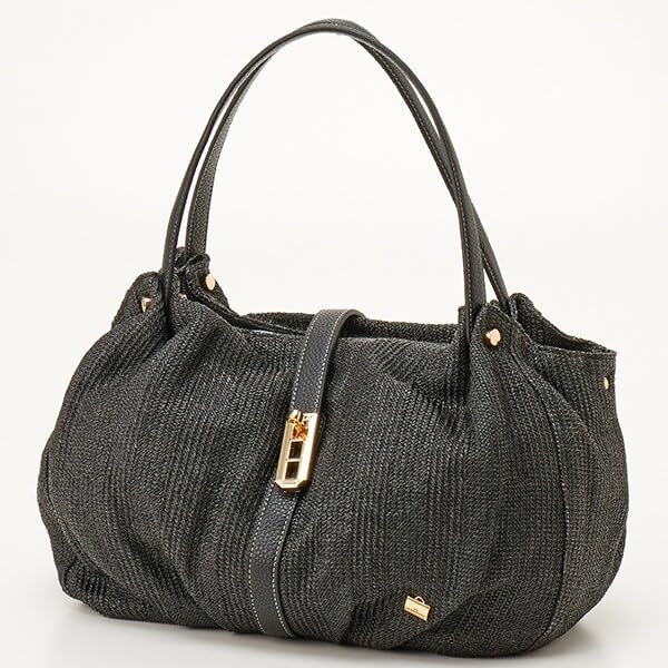Labagagery 2-Way Summer Tote Bag with Basket Bag Style, B005292SC, Black (10)