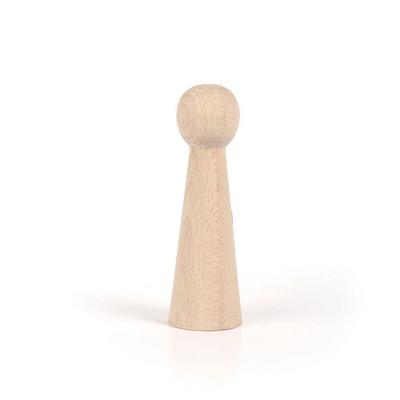 Pawn Wooden Figurine Woman 90 Mm