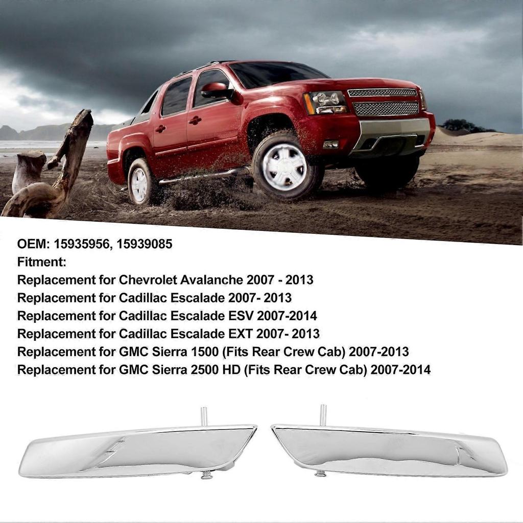 2PCS Car Interior Door Handles 15935956 Replacement for Chevrolet Avalanche 2007?2013