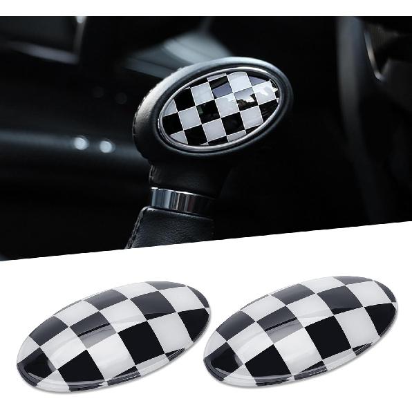 TOMALL Car Gear Shift Knob Cover Compatible with Mini Cooper/Cooper S Clubman F54 F56 Hardtop F55 Hardtop 4-Door Convertible F57 Auto Shift Gear