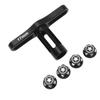 17mm Wheel Hex Nuts Sleeve 17mm Hex Nuts Installation Tool Wrench with 17mm Coupling Hub Nut Cap