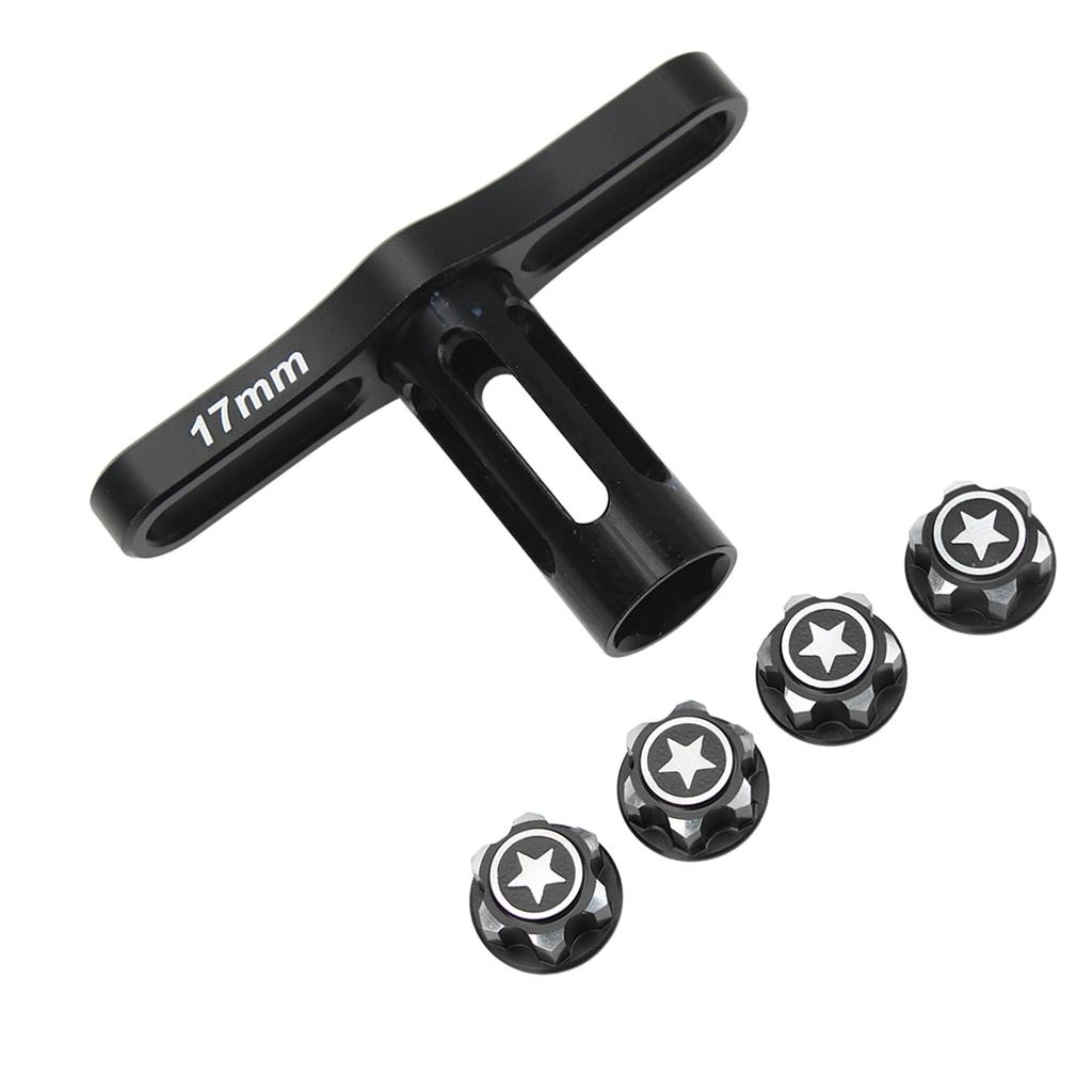 17mm Wheel Hex Nuts Sleeve 17mm Hex Nuts Installation Tool Wrench with 17mm Coupling Hub Nut Cap
