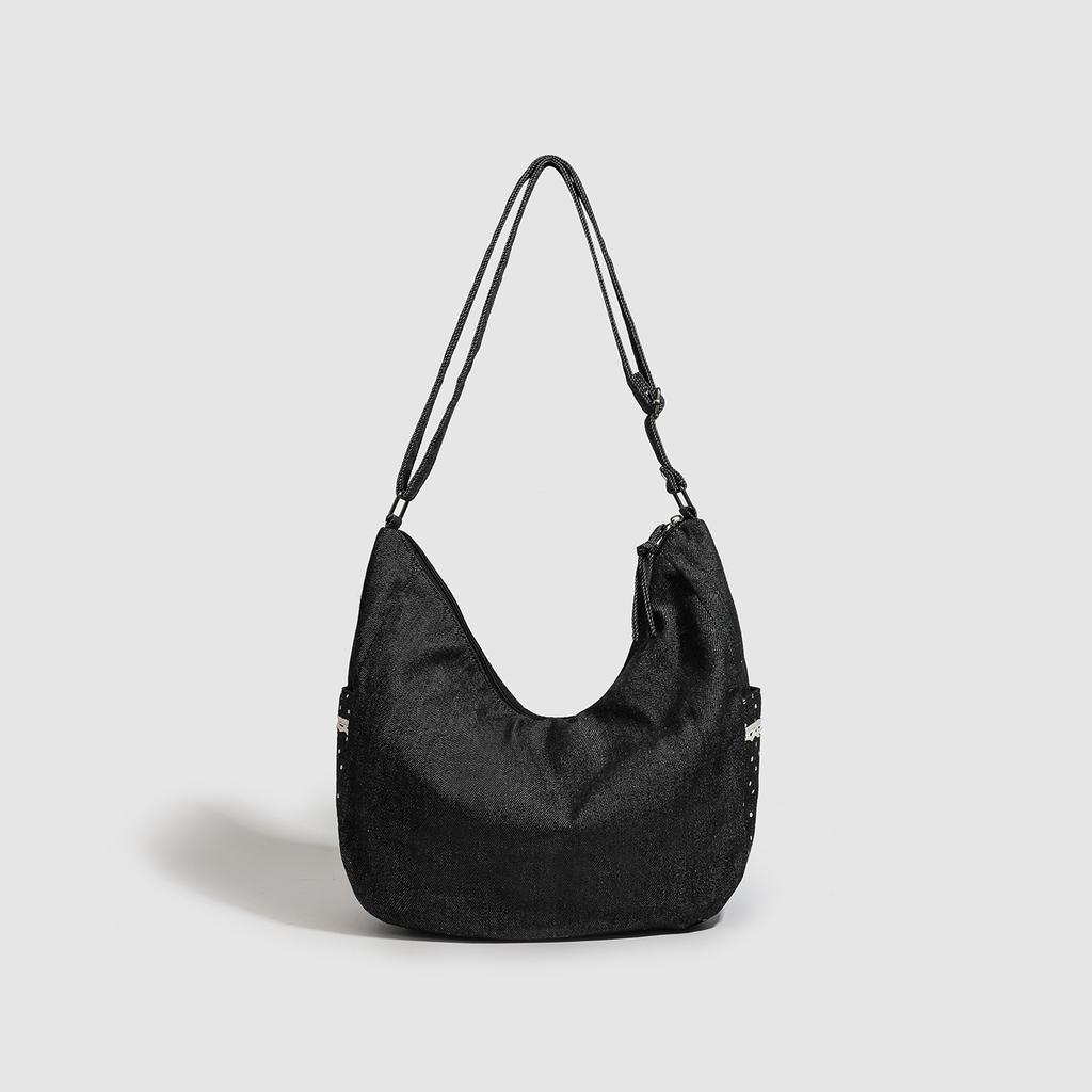Casual Canvas Messenger Bag Bag Commuter Student Class Large Capacity Tote Bag Ballet Storm Point Satchel Women