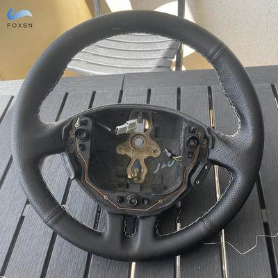 Car Accessories DIY Hand-sewing Steering Wheel Cover Perforated-Microfiber Leather For Renault Clio 3 2005-2013 Clio 3 RS