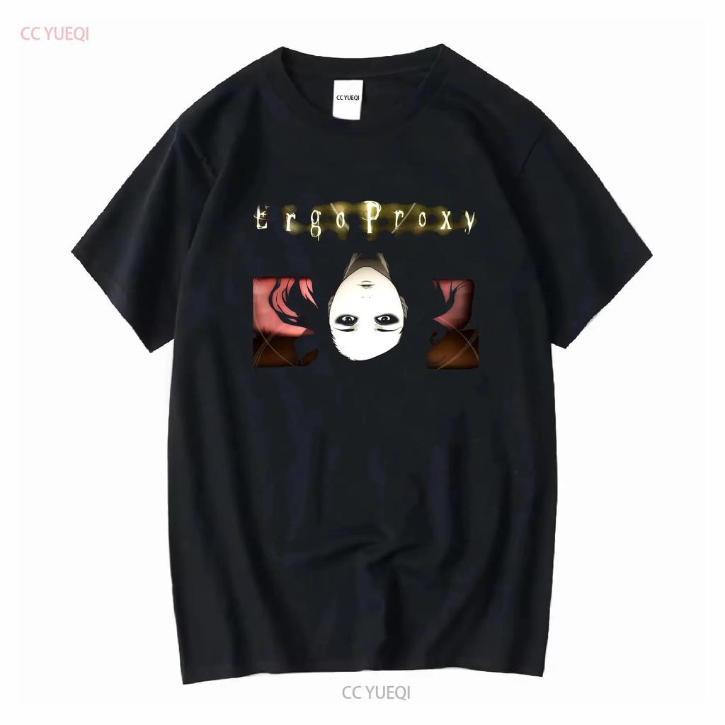 ERGO PROXY RE L Mayer Unisex T Shirt Long or Short Sleeves Vintage Washed Unisex Versatile Fashion Breathable Stylish Stretched