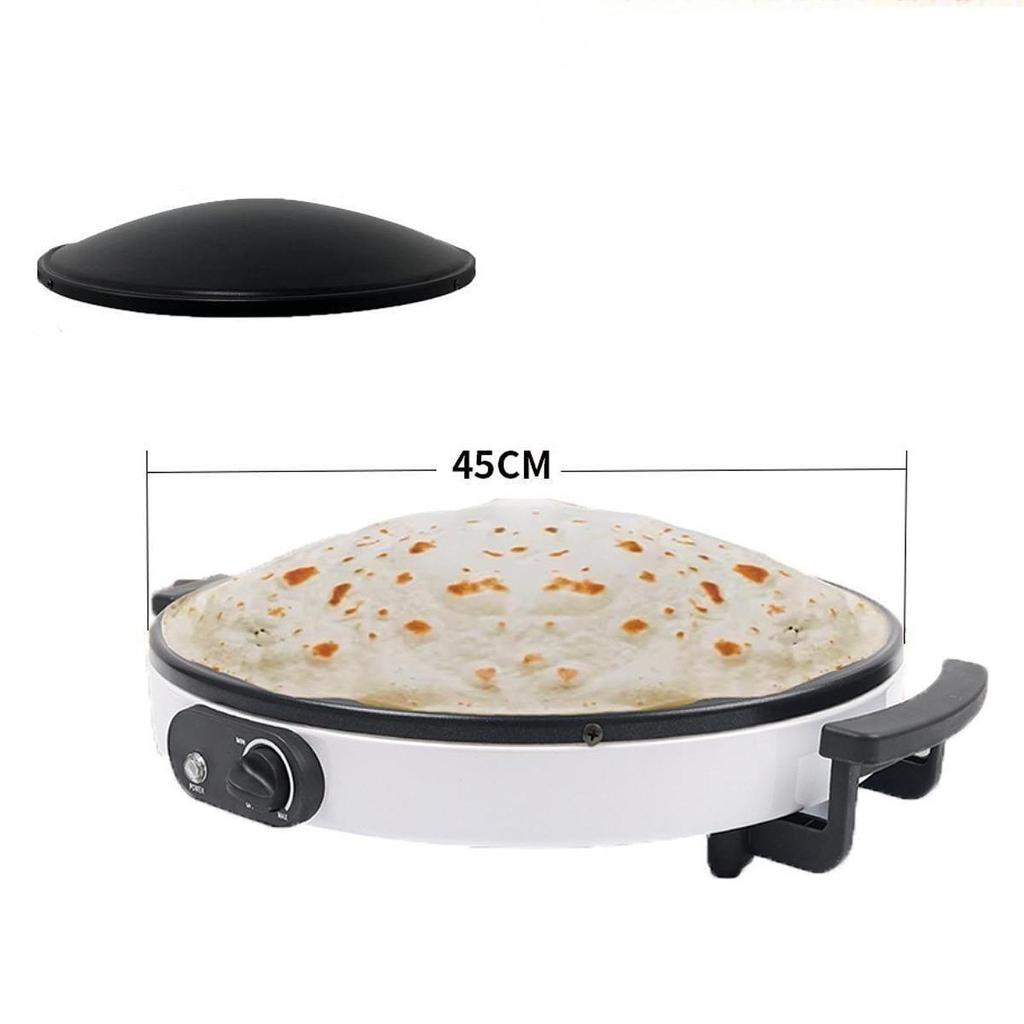 Crepe Machine Non Stick Compact Pancake Pan for Breakfast Tortillas Pancakes