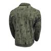 Men's Casual Loose Floral Top Lapel Button Long Sleeve Sweatshirt