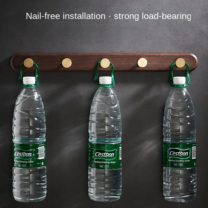 Wall Mounted Coat Hook Wood Clothes Hanger Decorative Key Holder Hat Scarf Handbag Storage Hanger Bathroom Rack