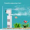 3 In 1 Aquarium Filter Pump Silent Fish Tank Submersible Air Oxygen Aerator Aquarium Air Pump Water Changer Pump Wave Maker 220v