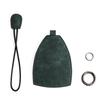 Universal Alcantara Car Key Bag for Men & Women, Compatible with Bentley, Hongqi, Lincoln – Fashionable Pull-Out Keychain.