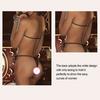 Women Sexy Bodysuit Low-cut Backless Sleeveless Thin See-through Hollow Fishnet Lace Deep