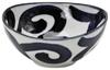 Sada 5 talířů Mino Ware Oval Oval Malé misky Naruto Arabesque cca. Šířka 13,5 x Hloubka 13 x Výška 6,4 cm Sada nádobí Keramika Mikrovlnná trouba