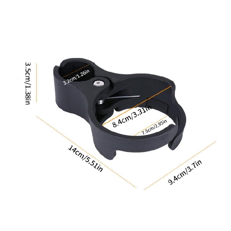 Light Weight Bike Cup Rack Folding Bicycles Cup Holder Quick Clip On Design for Mountain Biking Cycling Drink Holder