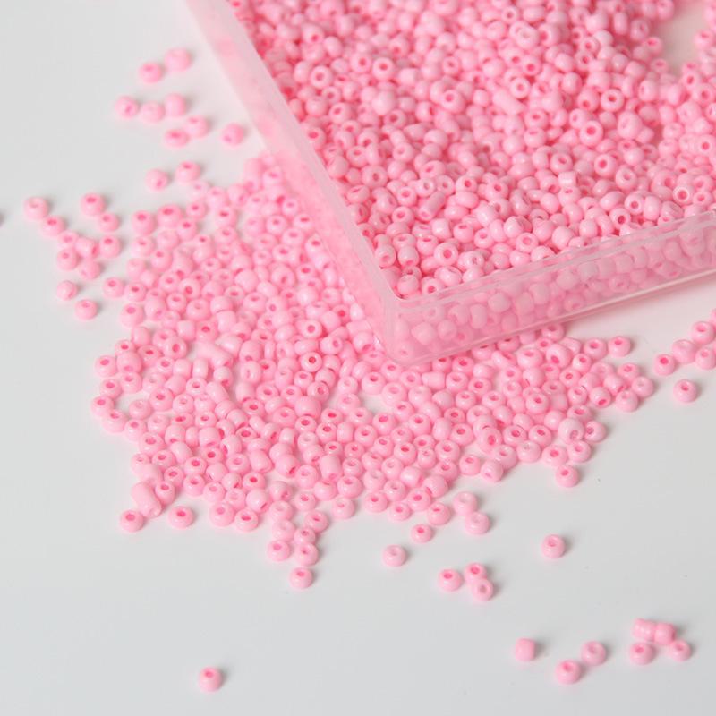 2mm Jednokolorowe szklane koraliki do samodzielnego tworzenia biżuterii - kolczyki, bransoletki, naszyjniki, akcesoria