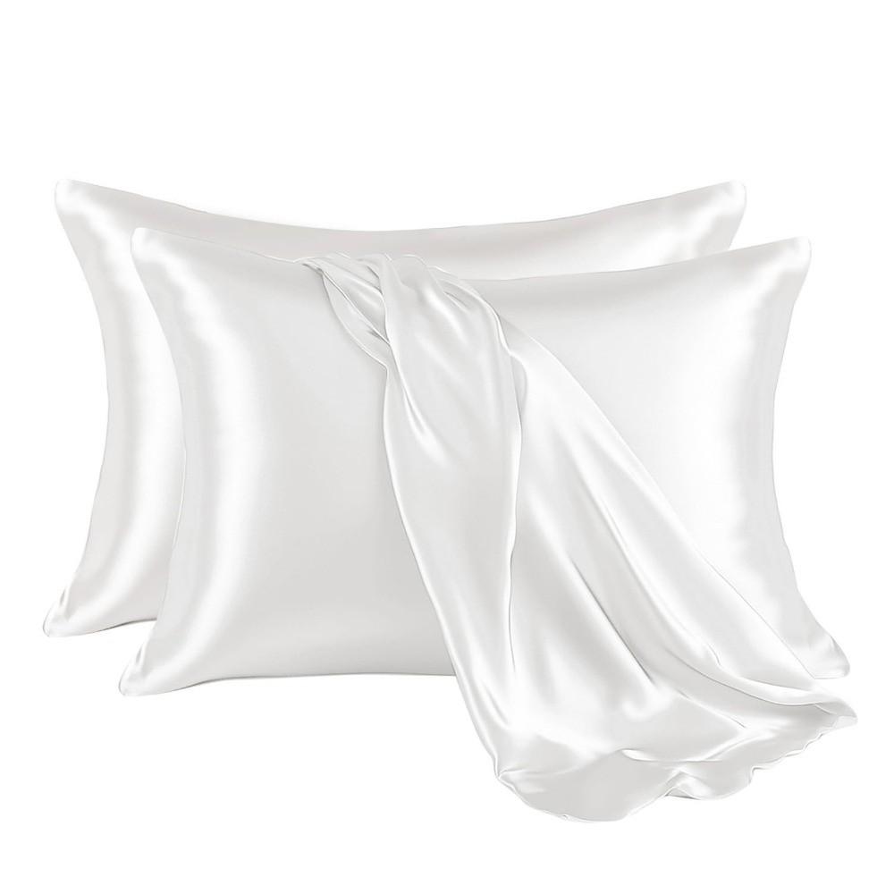 Soft Breathable Satin Pillow Cases Moisture-Wicking Silk Pillow Case Satin Pillowcase For Sleeping
