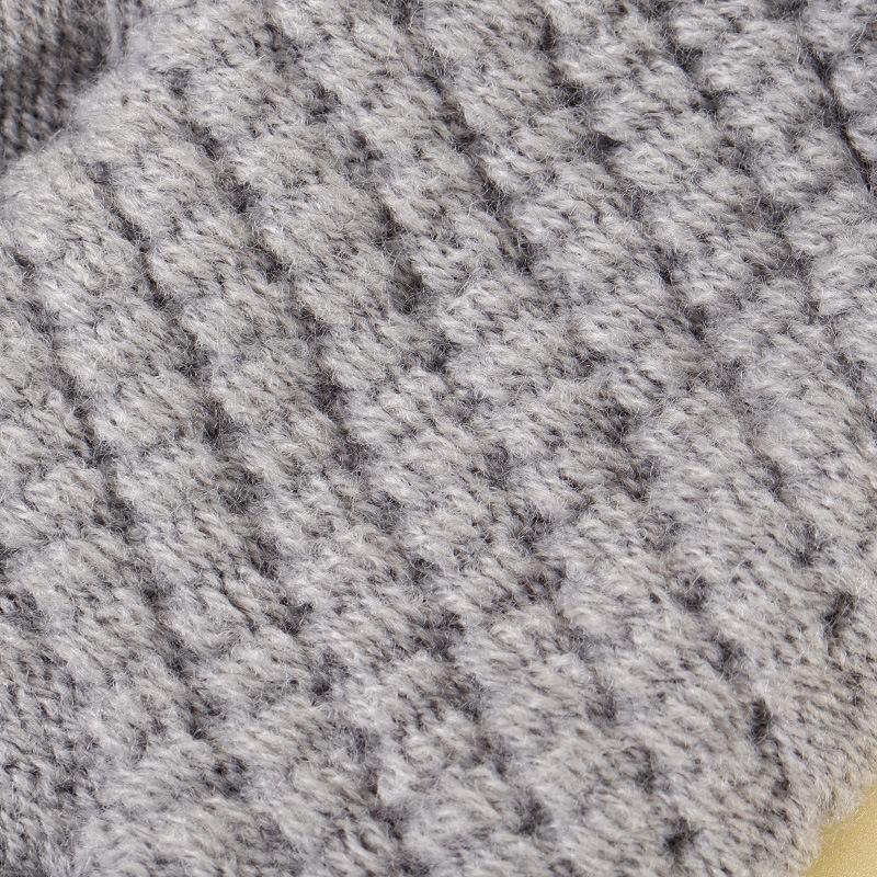 Winter Plus Velvet Simple Warm Gloves Touch Screen Cold Proof Outdoor Riding Solid Color Gloves Five Finger Wool Windproof Gloves