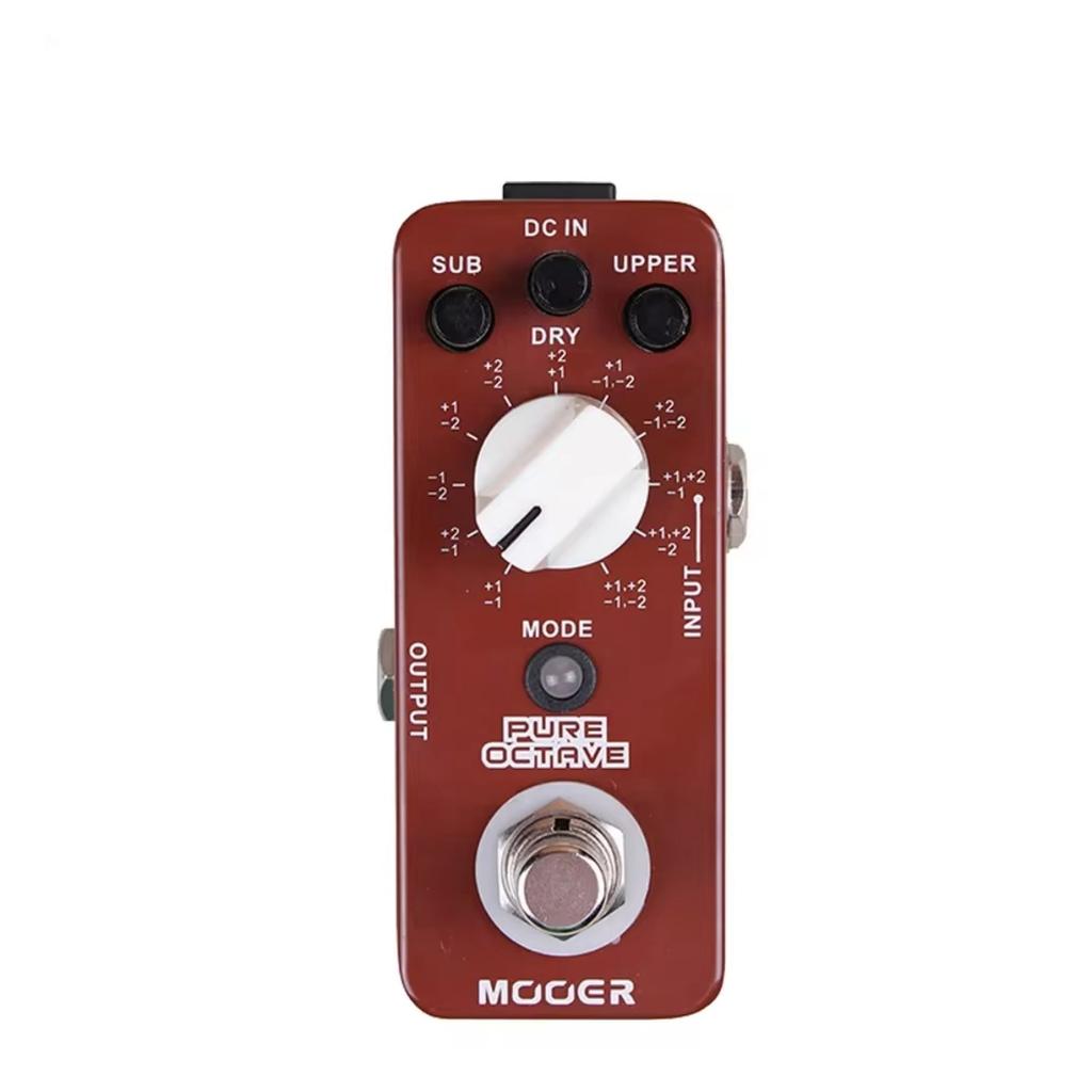 MOOER-Electric Guitar Effects Pedal MTU1,MEQ1,MOD1,MPH1,MPS1,MCS2,MOC1,MBD2,MME2,MDS2 True Bypass for Guitar Bass