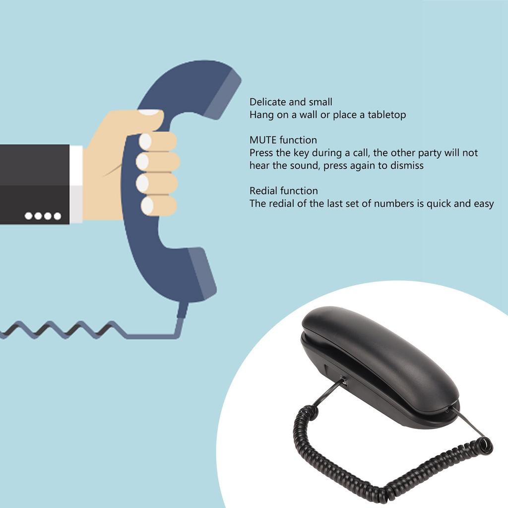 Nástěnný telefon Multifunkční Velká tlačítka     Funkce Pevná linka Nástěnný telefon pro   Hotel