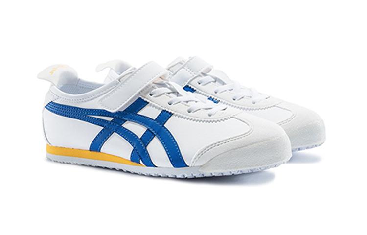 ONITSUKA TIGER MEXICO 66 Slip Resistant Abrasion Resistant Low Top Kids Lifestyle Shoes Children Aged 3 7 Years Old 1184A033-102