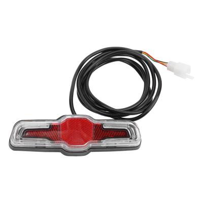 Ηλεκτρικού Ποδηλάτου Πίσω Φως 5LEDs ABS 36V48V60V για Κινητήρα Κέντρου Ασφάλεια Νυχτερινή Ποδηλασία Αξεσουάρ