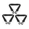 3 Pcs Roller Skate Leash Nylon Ski Boots Carrier Strap Snowboard Boot Carrier Strap for Carrying Skate Shoes Black