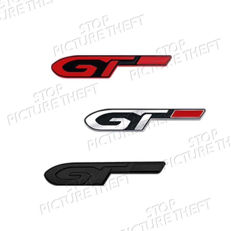 GT Logó Peugeot GT Line RCZ 2008 508 208 5008 3008 4008-hoz 3D Fém Jelvény Matrica Autó Kormánykerék Embléma Matrica Tartozékok